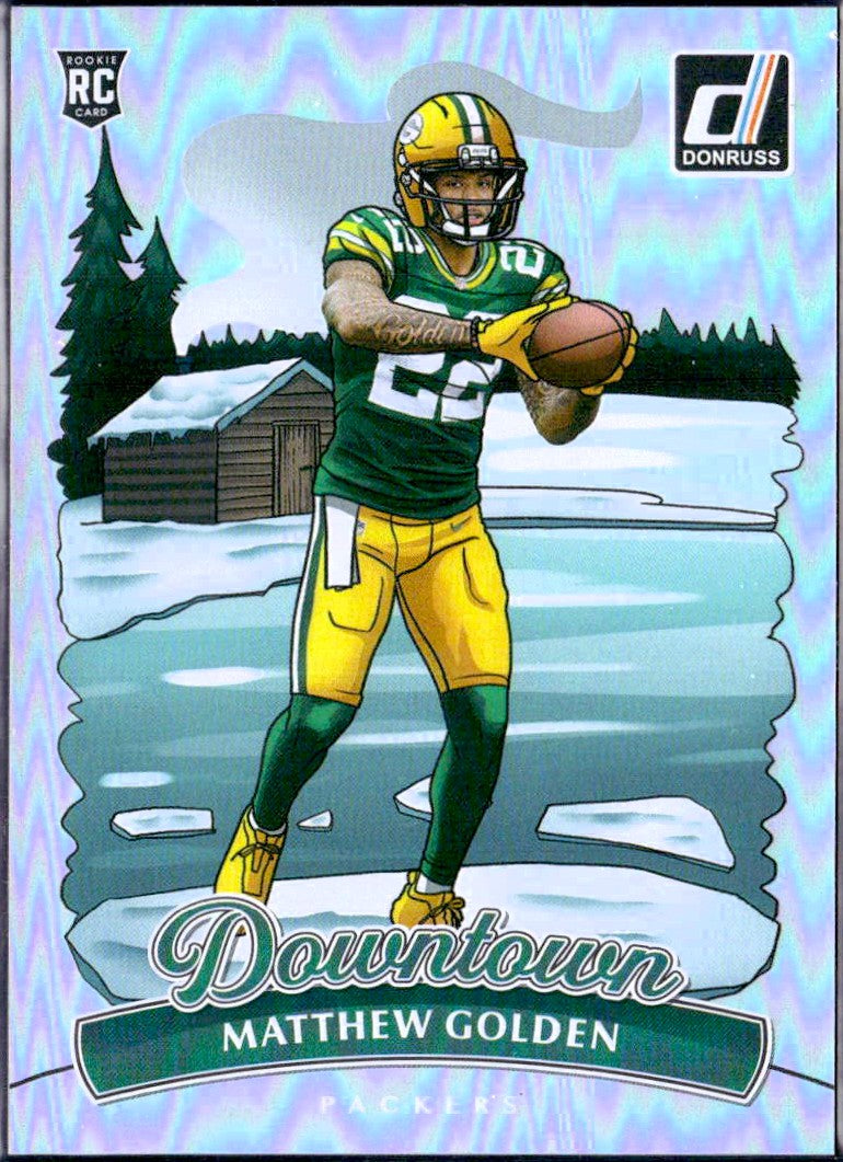 Matthew Golden RC 2025 Donruss Downtown! Rookie SSP #18
