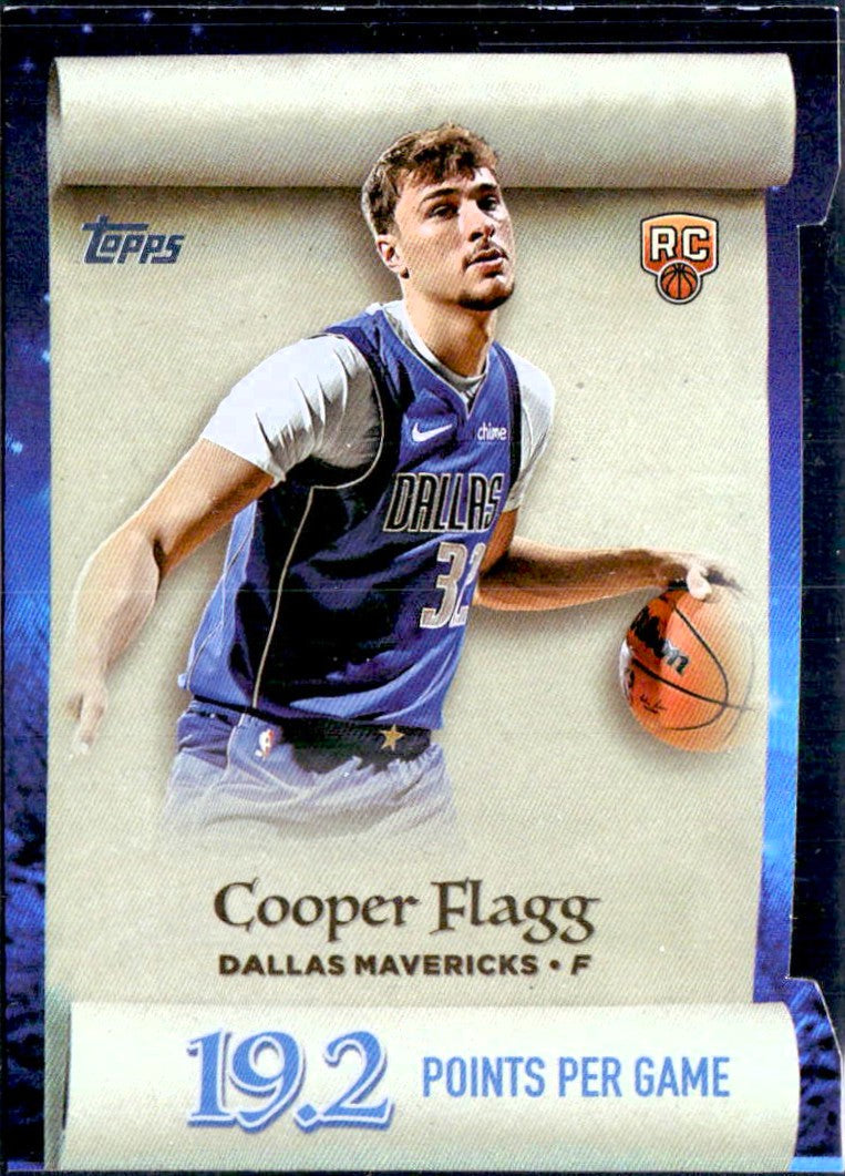 Cooper Flagg RC 2025-26 Topps Holiday Making The Nice List Rookie