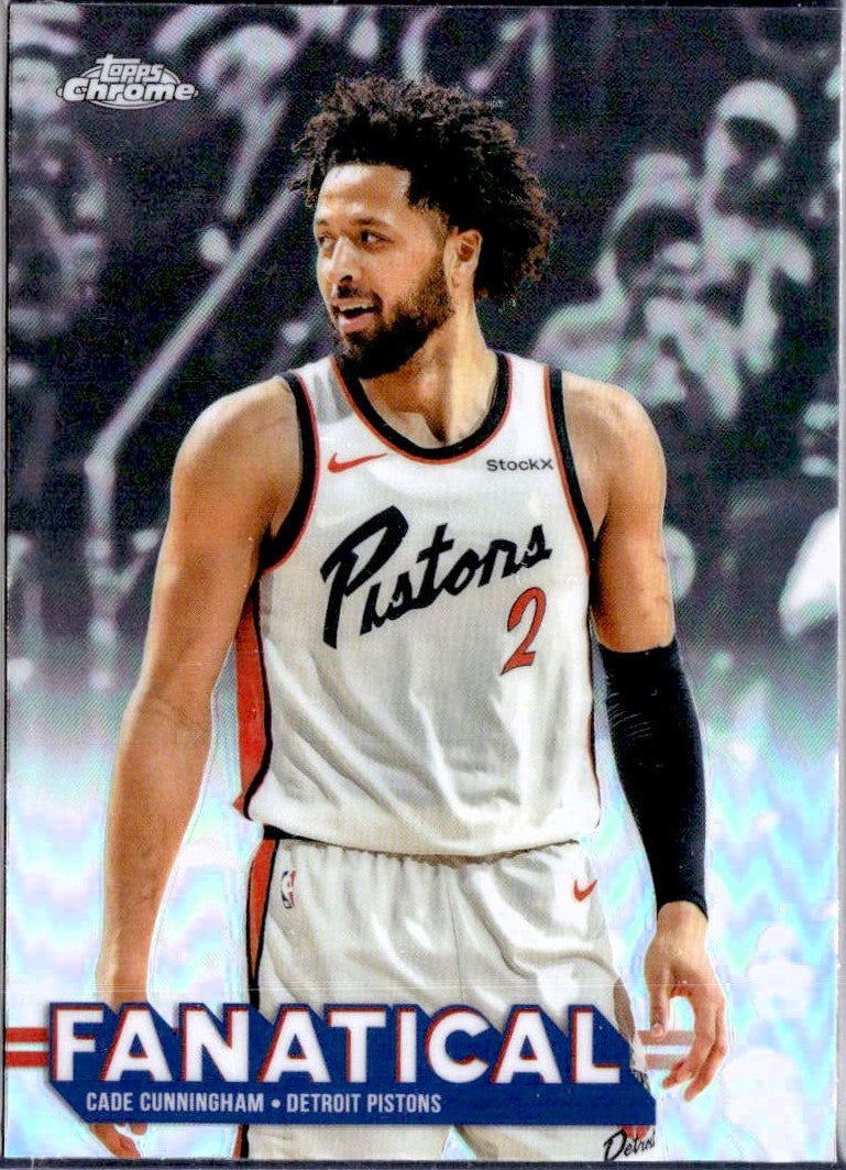 Cade Cunningham 2025-26 Topps Chrome Fanatical