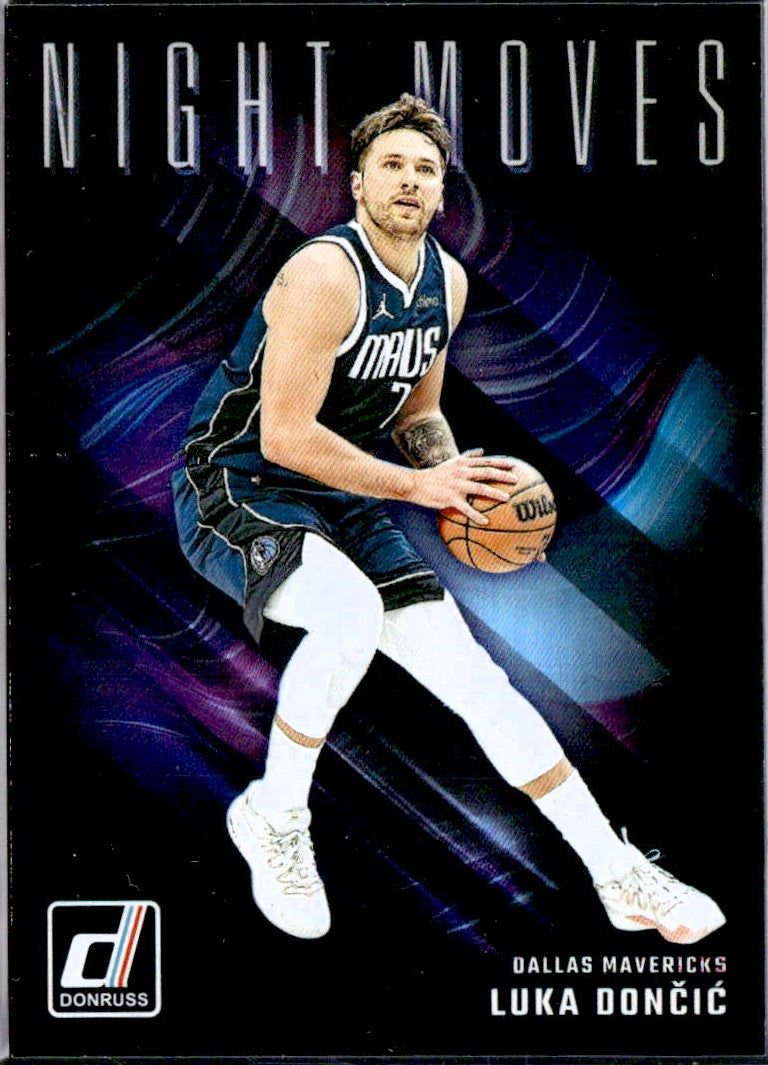 Luka Doncic 2024-25 Donruss Night Moves SSP #8