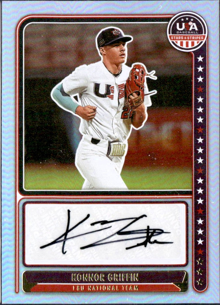 Konnor Griffin RC 2024 Panini Stars & Stripes National Team Prospect Rookie Auto