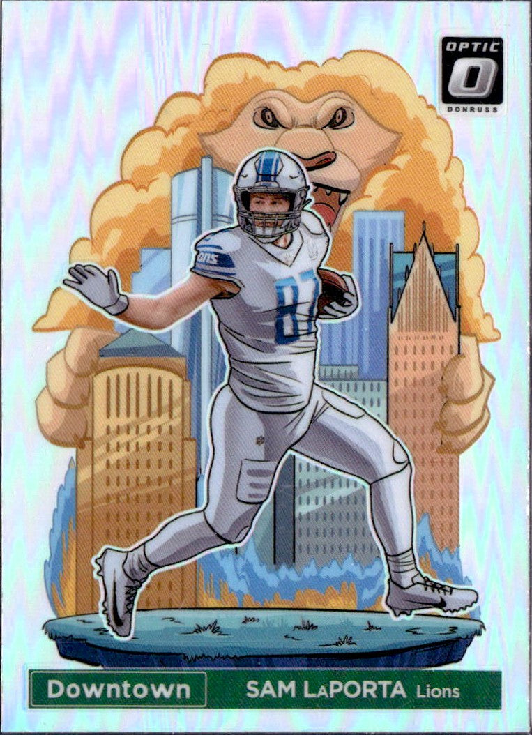 Sam Laporta 2024 Donruss Optic Downtown! SSP #6
