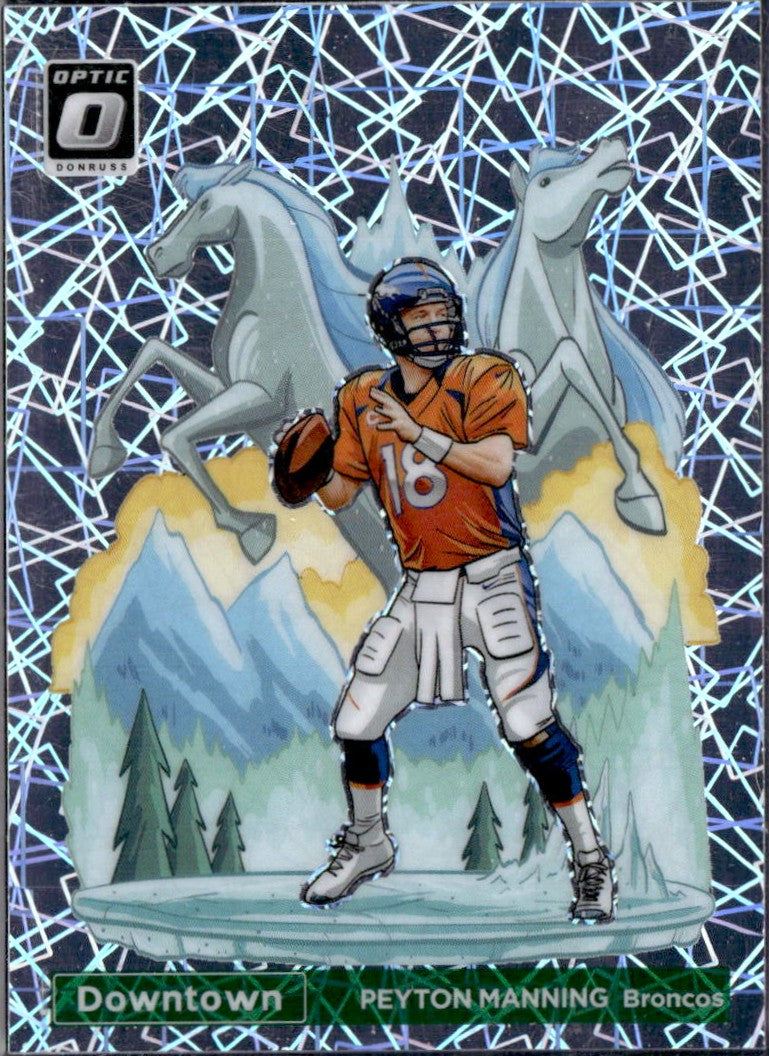Peyton Manning 2023 Donruss Optic Downtown SSP