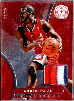 Chris Paul 2012-13 Panini Totally Certified Red Game Used Patch SP 40/49-1