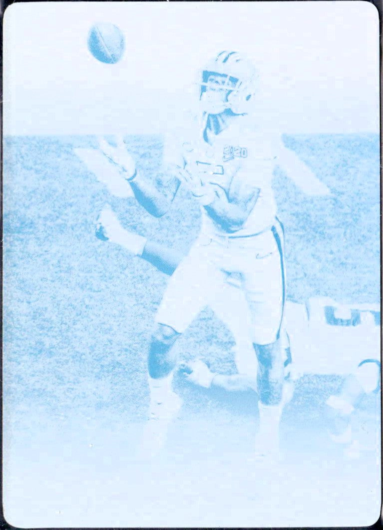Tee Higgins RC 2020 Panini Chronicles Luminance Printing Plate SP 1/1-1