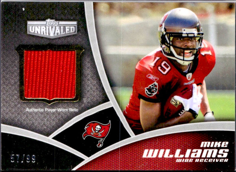 Mike Williams RC 2010 Topps Unrivaled Rookie Jersey Patch SP 57/99-1