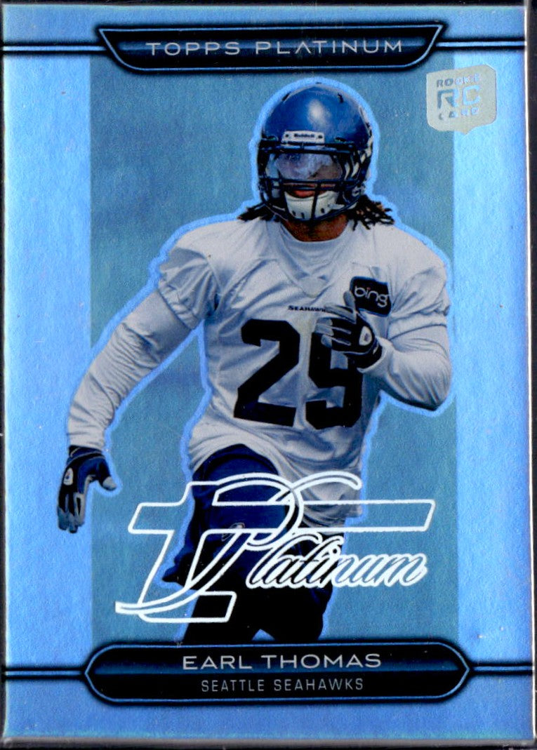 Earl Thomas RC 2010 Topps Platinum Rookie Card #59-1