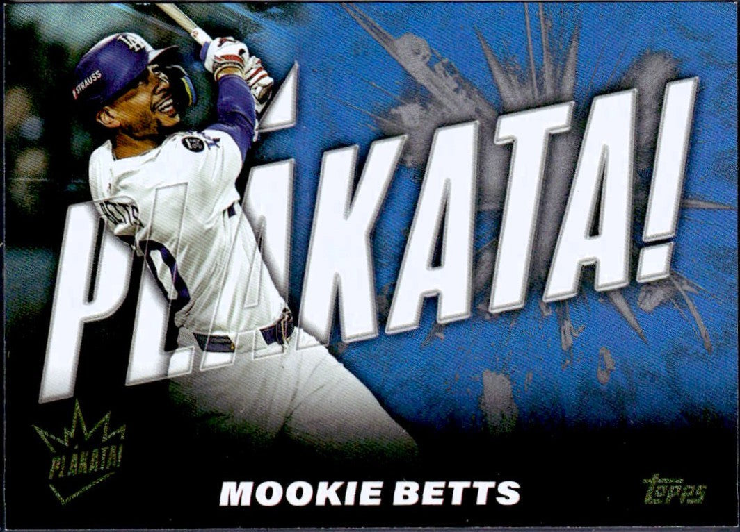 Mookie Betts 2025 Topps Plakata! Case Hit SSP