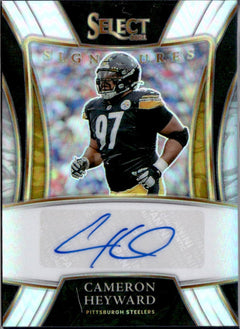 Cameron Heyward 2021 Panini Select Silver Signature Selections Auto-1