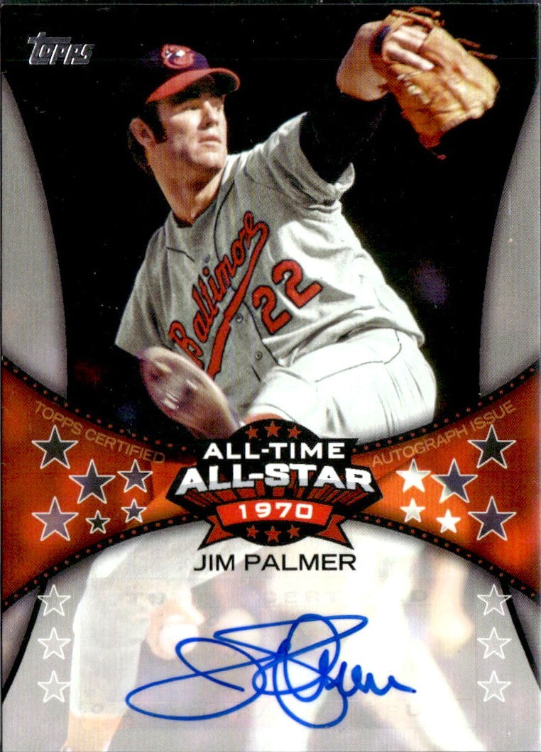 Jim Palmer 2023 Topps 1970 All Time All Star Auto