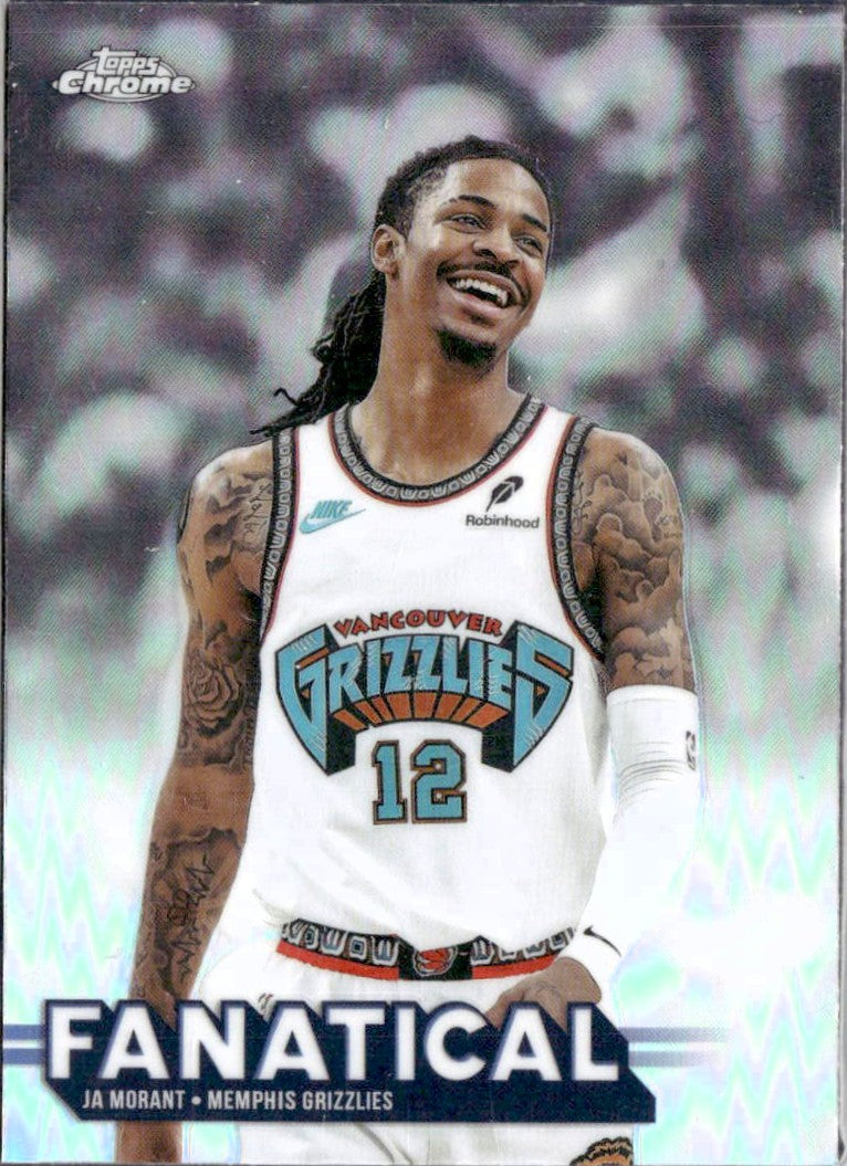 Ja Morant 2025-26 Topps Chrome Fanatical Case Hit SSP