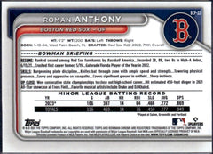 Roman Anthony RC 2024 Bowman Chrome Lava Refractor Prospect Rookie SP 66/399-2