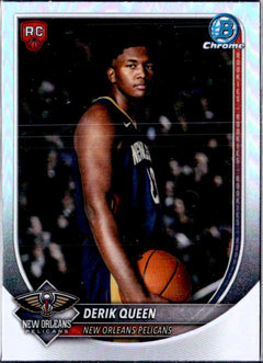 Derik Queen RC 2025-26 Bowman Chrome Red Rookie Badge-1
