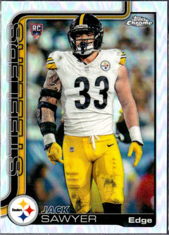 Jack Sawyer RC 2025 Topps Chrome Refractor Rookie #357-1