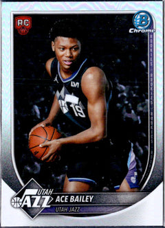 Ace Bailey RC 2025-26 Bowman Chrome Red Rookie Badge-1