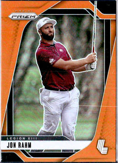 Jon Rahm 2025 Panini Prizm Liv Golf Orange SP 17/75-1