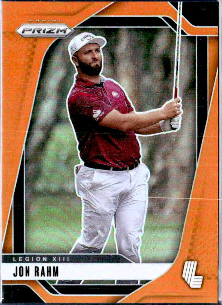 Jon Rahm 2025 Panini Prizm Liv Golf Orange SP 17/75