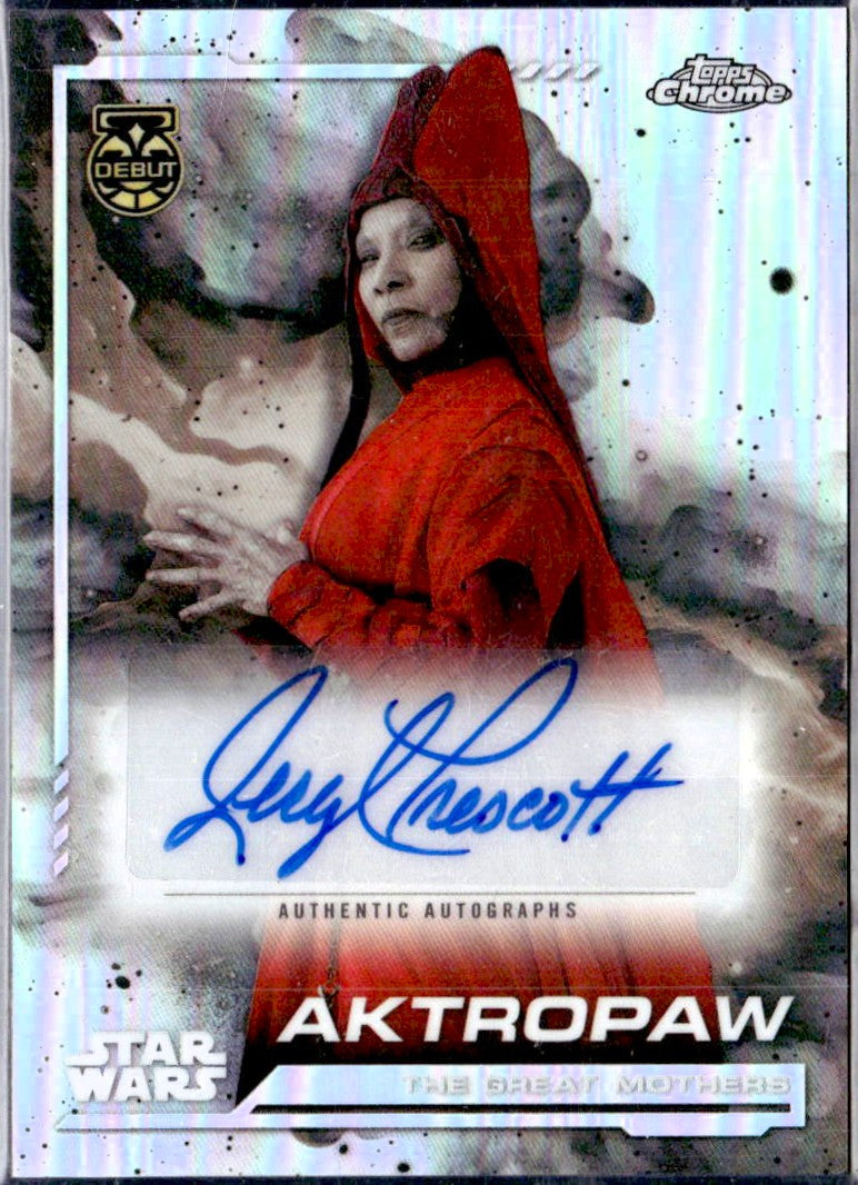 Jeryl Prescott Gallien As Aktropaw 2025 Topps Chrome Star Wars Auto-1