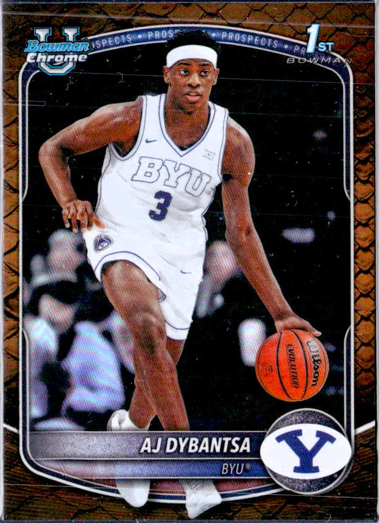 Aj Dybantsa RC 2025-26 Bowman U Chrome Reptilian Refractor Rookie