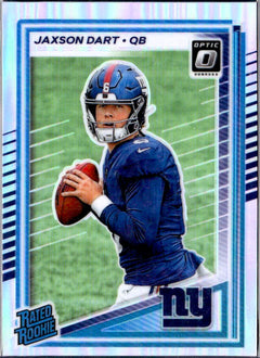 Jaxson Dart RC 2025 Donruss Optic Holo Prizm Rated Rookie #273-1