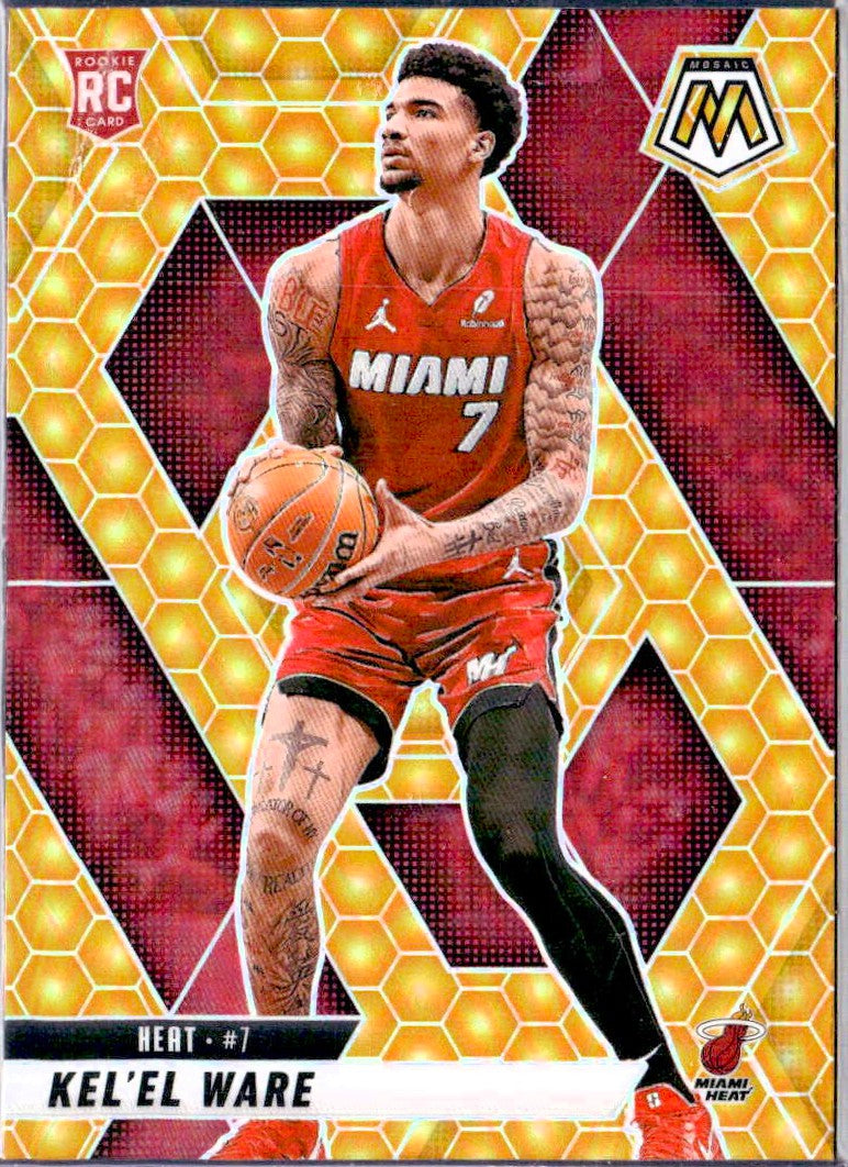 Kel'el Ware RC 2024-25 Panini Mosaic Honeycomb Prizm Rookie SSP #232