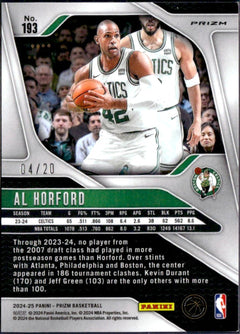 Al Horford 2024-25 Panini Prizm Cherry Blossom Choice SP 4/20-2
