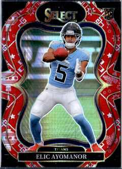 Elic Ayomanor RC 2025 Panini Select Suite Level Lucky Envelope Prizm Rookie SP 1/8-1