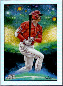 Shohei Ohtani 2023 Topps Cosmic Chrome Stars In The Night Case Hit SSP-1