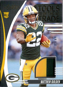 Matthew Golden RC 2025 Panini Absolute Tools Of The Trade Rookie Patch SP 43/49-1