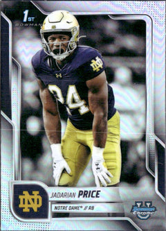 Jadarian Price RC 2025 Bowman U Chrome Refractor Rookie #117-1