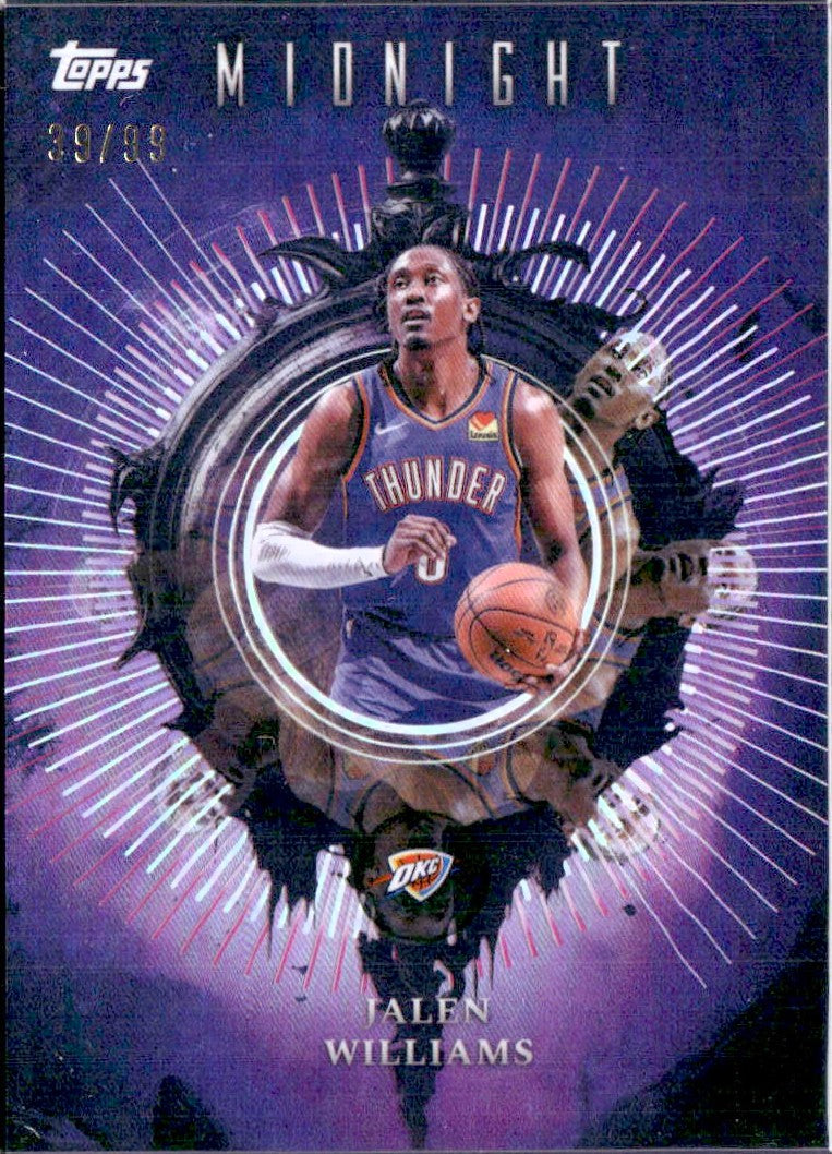 Jalen Williams 2025-26 Topps Twilight Insomnia SP 39/99