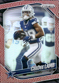 Ceedee Lamb 2025 Panini Prizm Football Leather SP 33/180-1