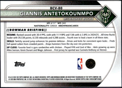 Giannis Antetokounmpo 2025-26 Bowman Chrome Gold Geometric SP 26/50-2