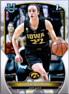 Caitlin Clark RC 2022 1st Bowman U Chrome Refractor Rookie #50-1