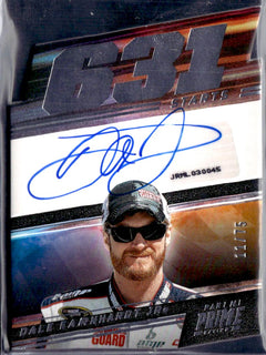 Dale Earnhardt Jr 2023 Panini Prime NASCAR Prime Number Auto SP 11/75-1