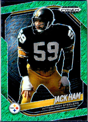 Jack Ham 2025 Panini Prizm Black Green Shimmer FOTL SP 2/7