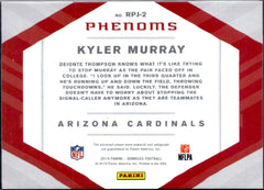Kyler Murray RC 2019 Donruss Rookie Phenoms Patch Auto SP 8/99-2