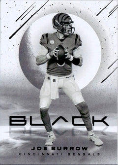 Joe Burrow 2022 Panini Black White Night SSP-1