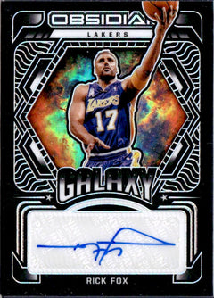 Rick Fox 2021-22 Panini Obsidian Galaxy Auto SP 14/149-1