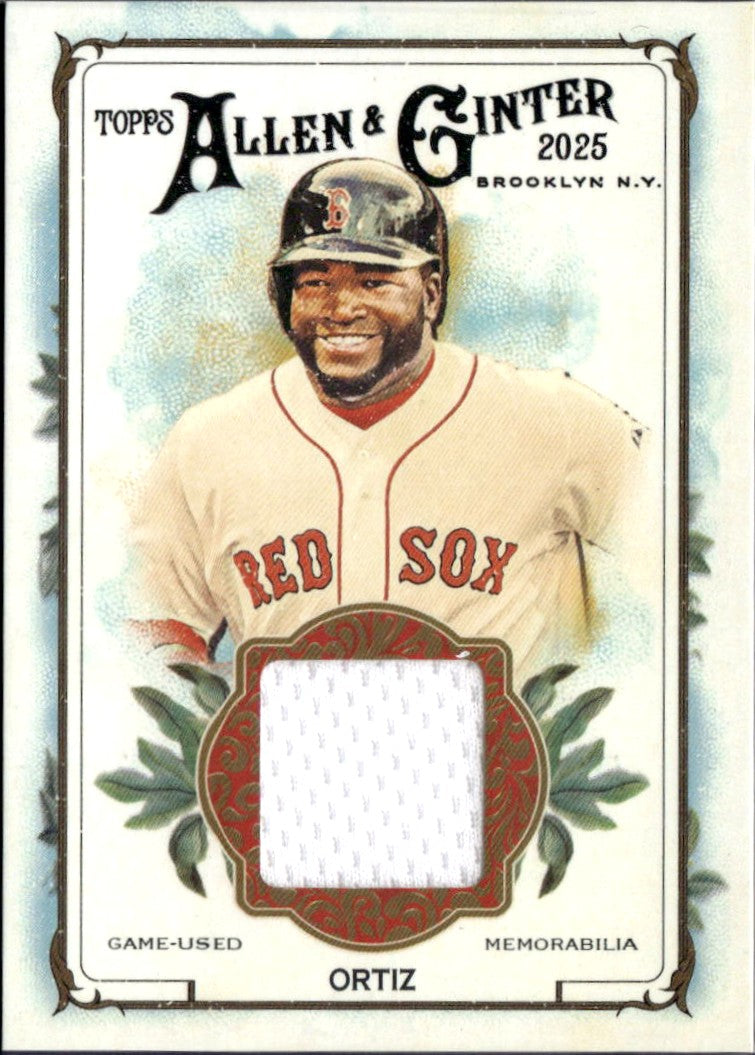 David Ortiz 2025 Topps Allen & Ginter Game Used Patch-1