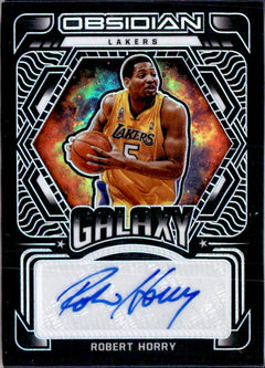 Robert Horry 2021-22 Panini Obsidian Galaxy Signatures Auto SP 3/149-1