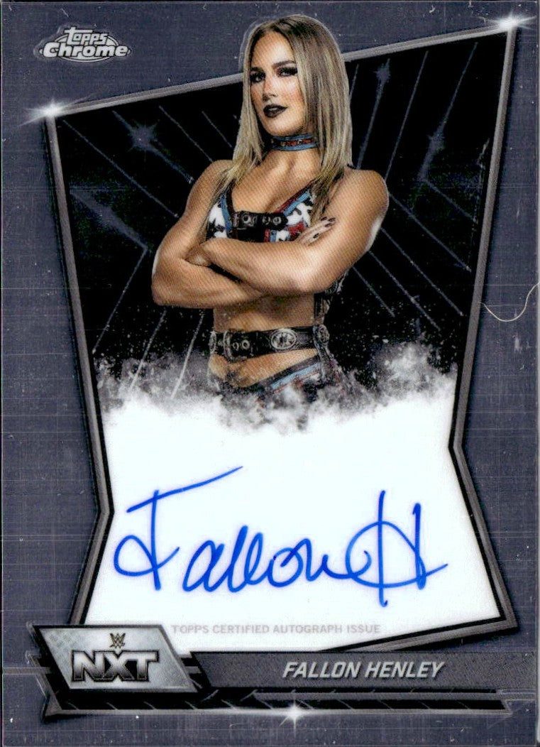 Fallon Henley 2026 Topps Chrome WWE NXT Auto-1