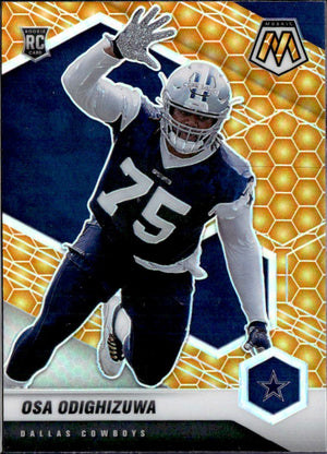 Osa Odighizuwa RC 2021 Panini Mosaic Honeycomb Prizm Rookie #360