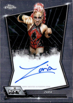Zaria 2026 Topps Chrome WWE NXT Signature Auto-1