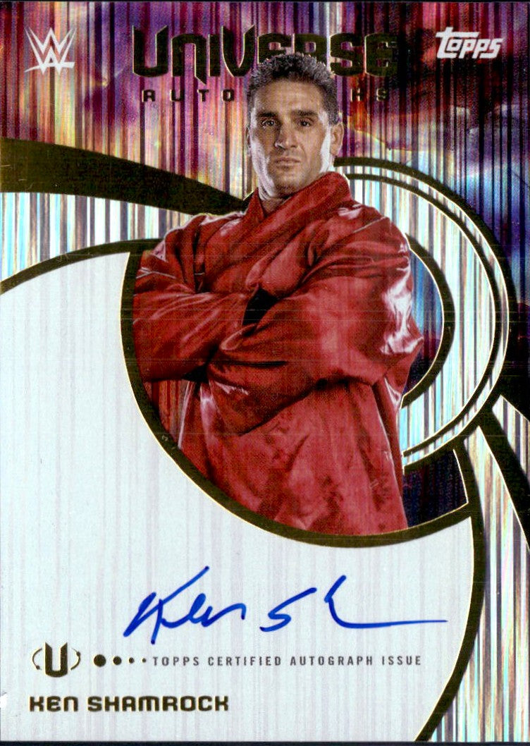 Ken Shamrock 2025 Topps Universe WWE Auto-1