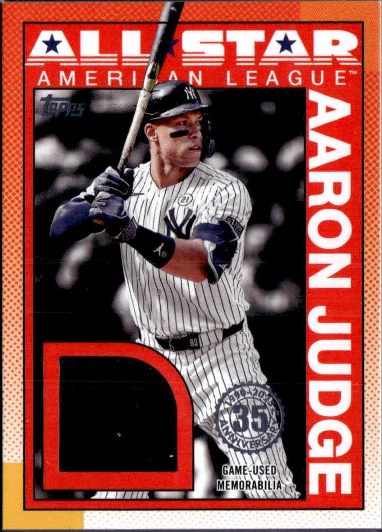 Aaron Judge 2025 Topps 1990 Throwback All Star Game Used Patch-1