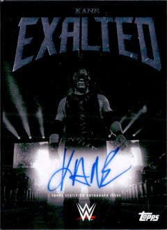 Kane 2025 Topps Exalted WWE Black White Auto-1