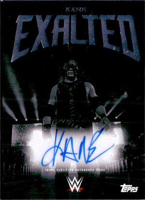 Kane 2025 Topps Exalted WWE Black White Auto