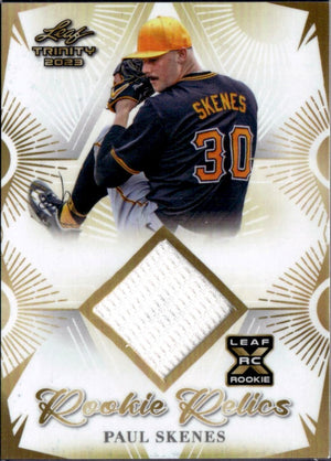 Paul Skenes RC 2023 Leaf Trinity Rookie Relics Patch