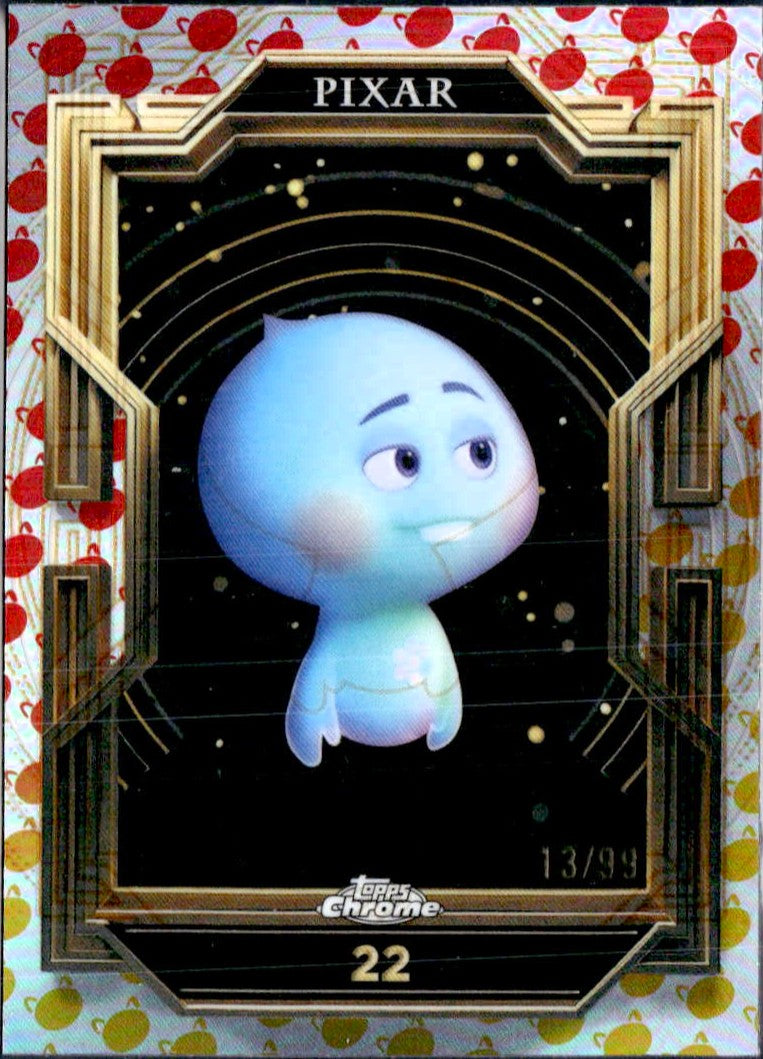 22 2025 Topps Pixar Gold Turning Red Refractor SP 13/99